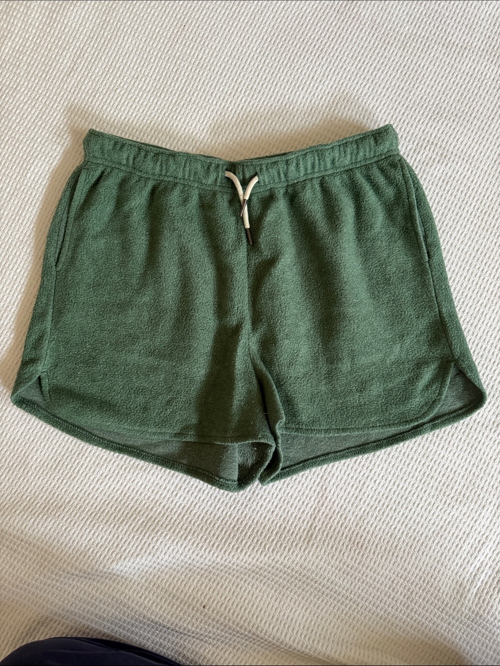 DoubleZero Terry Drawstring Shorts - Green